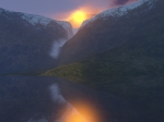 Fjord-Bildschirmschoner